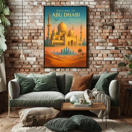 Welcome To Abu Dhabi Poster
