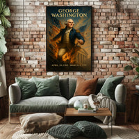 George Washington Vintage Patriotic Historical Poster