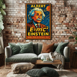 Albert Einstein Nobel Prize In Physics Poster