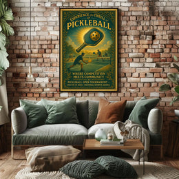 Pickleball Open Tournament 2024 Poster