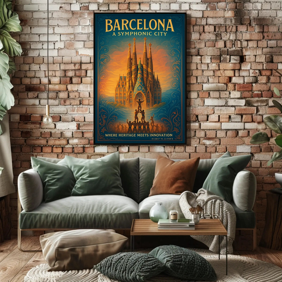 Barcelona A Symphonic City Poster