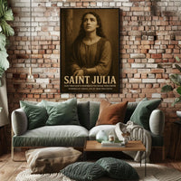 Saint Julia Patroness Of Corsica Poster