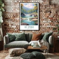 Hot Springs National Park Scenic Poster Wall Art