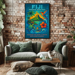 Fiji Paradise Redefined Poster
