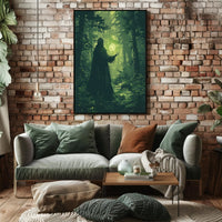 Mysterious Enchanted Forest Ritual in Fantasy or Mythology Poster PosterGoat