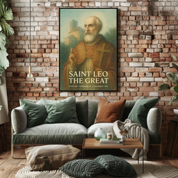 Saint Leo The Great Poster