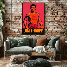 Jim Thorpe Athletic Legend Poster