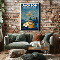 Jackson - Heart of Mississippi Poster