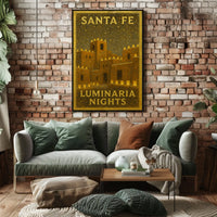 Santa Fe Luminaria Nights Poster