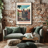 Amsterdam Architecture Poster