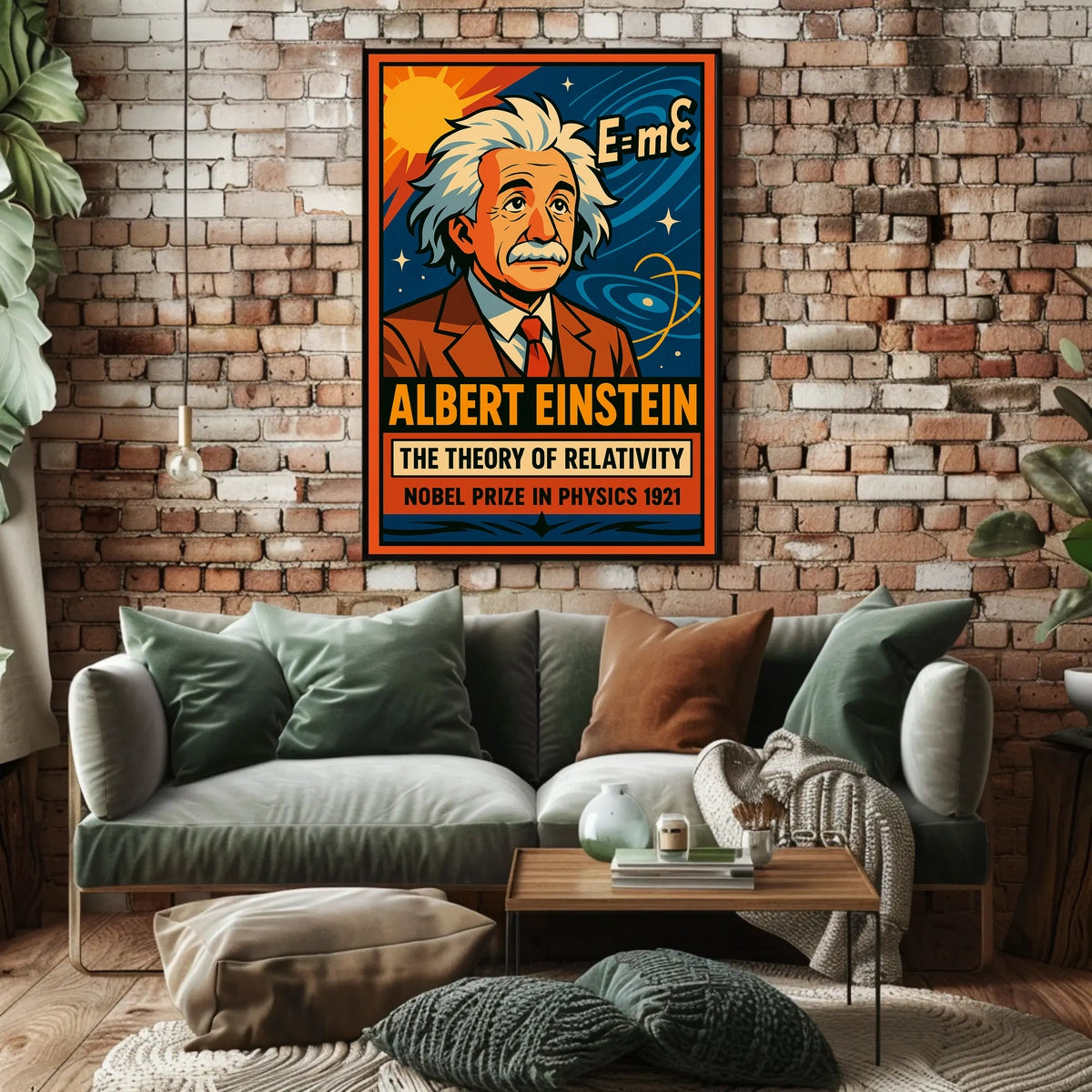 Albert Einstein The Theory Of Poster