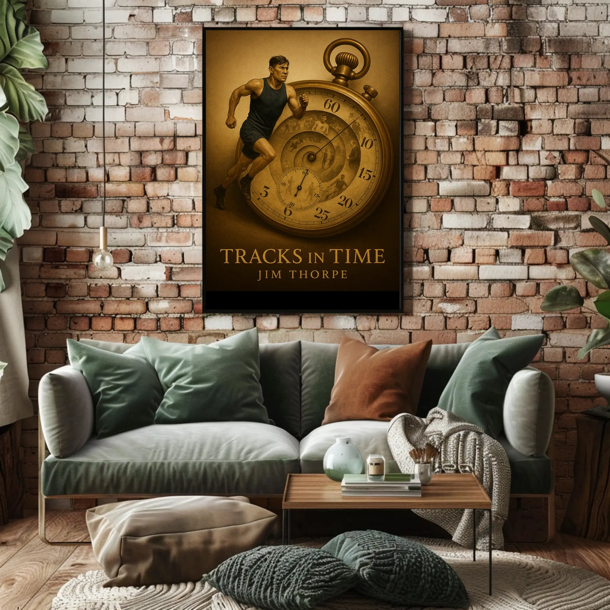 Tracks in Time Celebrating Jim Thorpe Poster