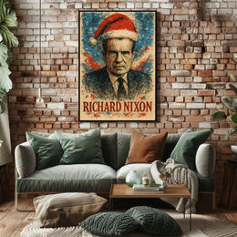 Richard Nixon 37th President of the United States Christmas SeriesPoster