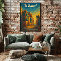 Al Balad The Colorful Old City Of Poster