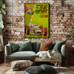 Inaugural 250 Mile Championship Race Poster