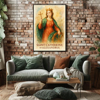 Saint Catherine of Alexandria Poster