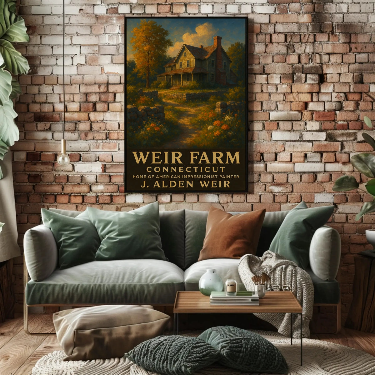 Weir Farm Home Of J. Alden Weir Poster