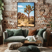 Joshua Tree National Park Scenic Travel Poster