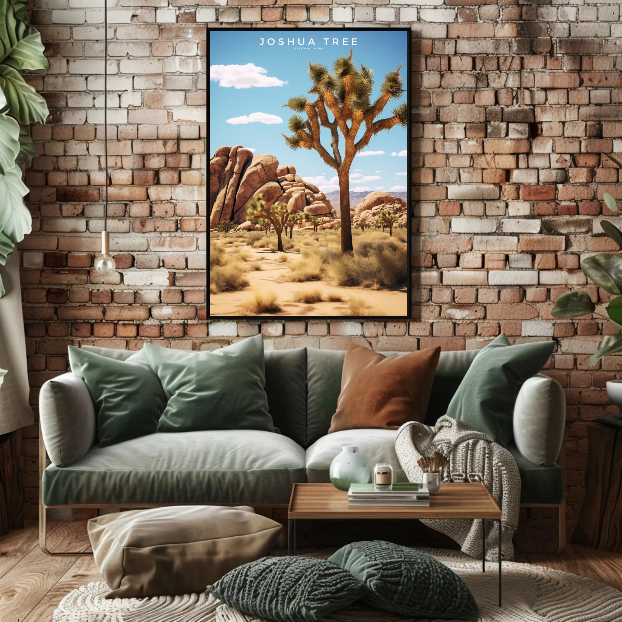 Joshua Tree National Park Scenic Travel Poster