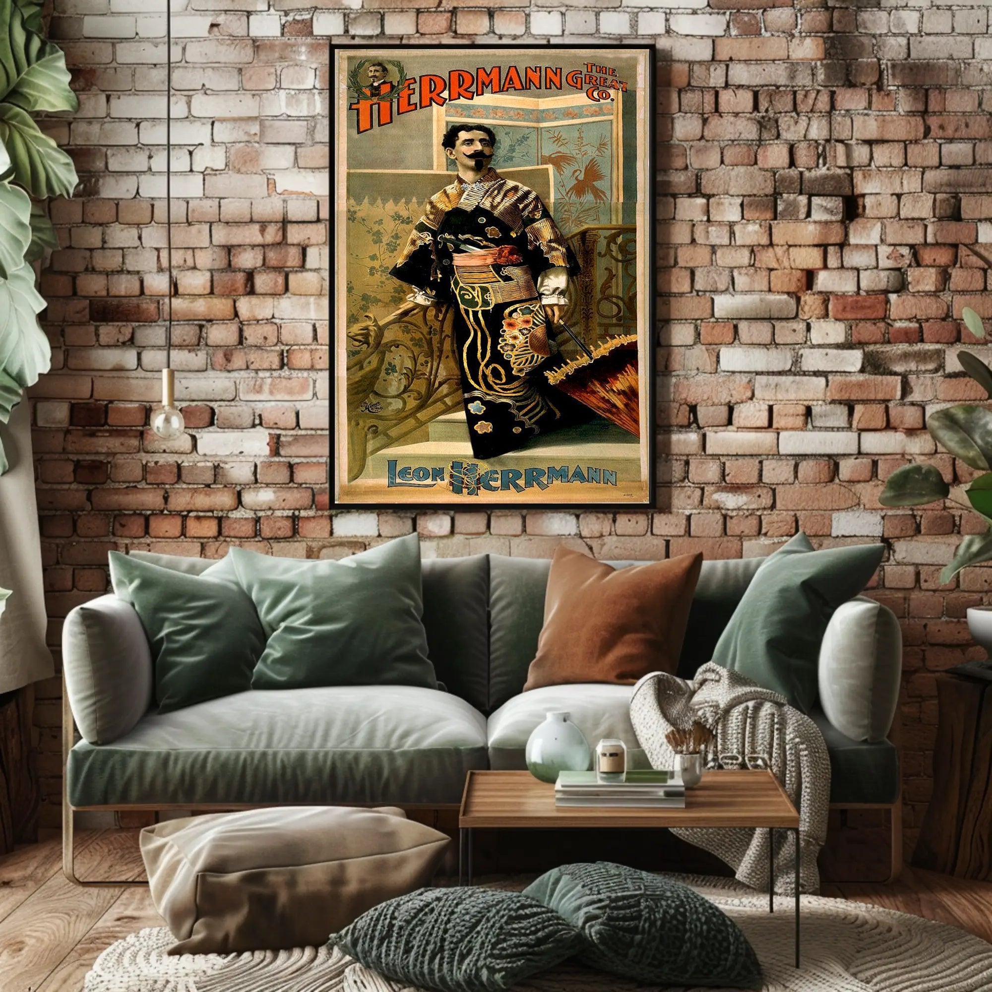 Herrmann the Great Magic Show Vintage Poster