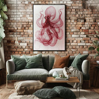 The Artful Octopus Wall Art Poster Print for Home Decor PosterGoat