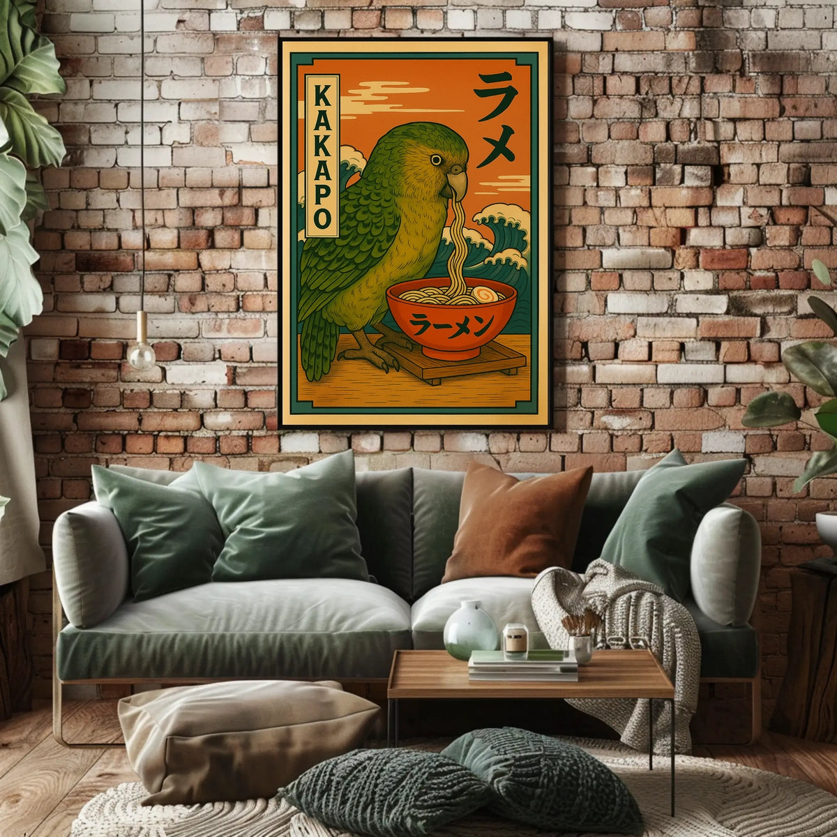 Kakapo Ramen Delight Poster
