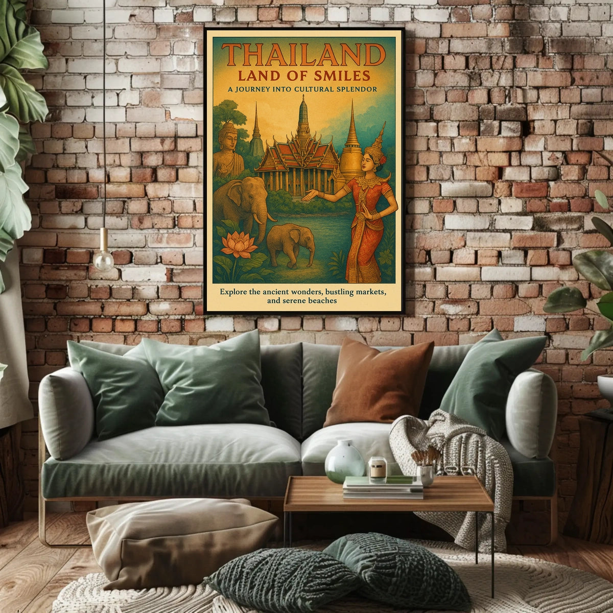 Thailand Land Of Smiles Poster