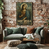 Saint Ursula Religious and Educational Art Poster