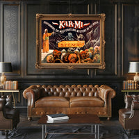 Kar-Mi Illusionist Vintage Magic Cultural Poster