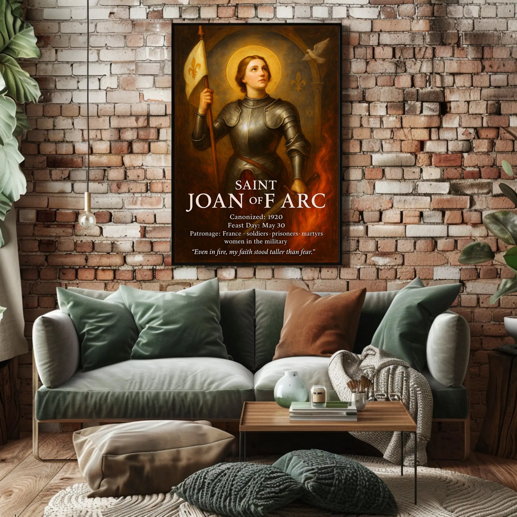 Saint Joan of Arc Poster PosterGoat