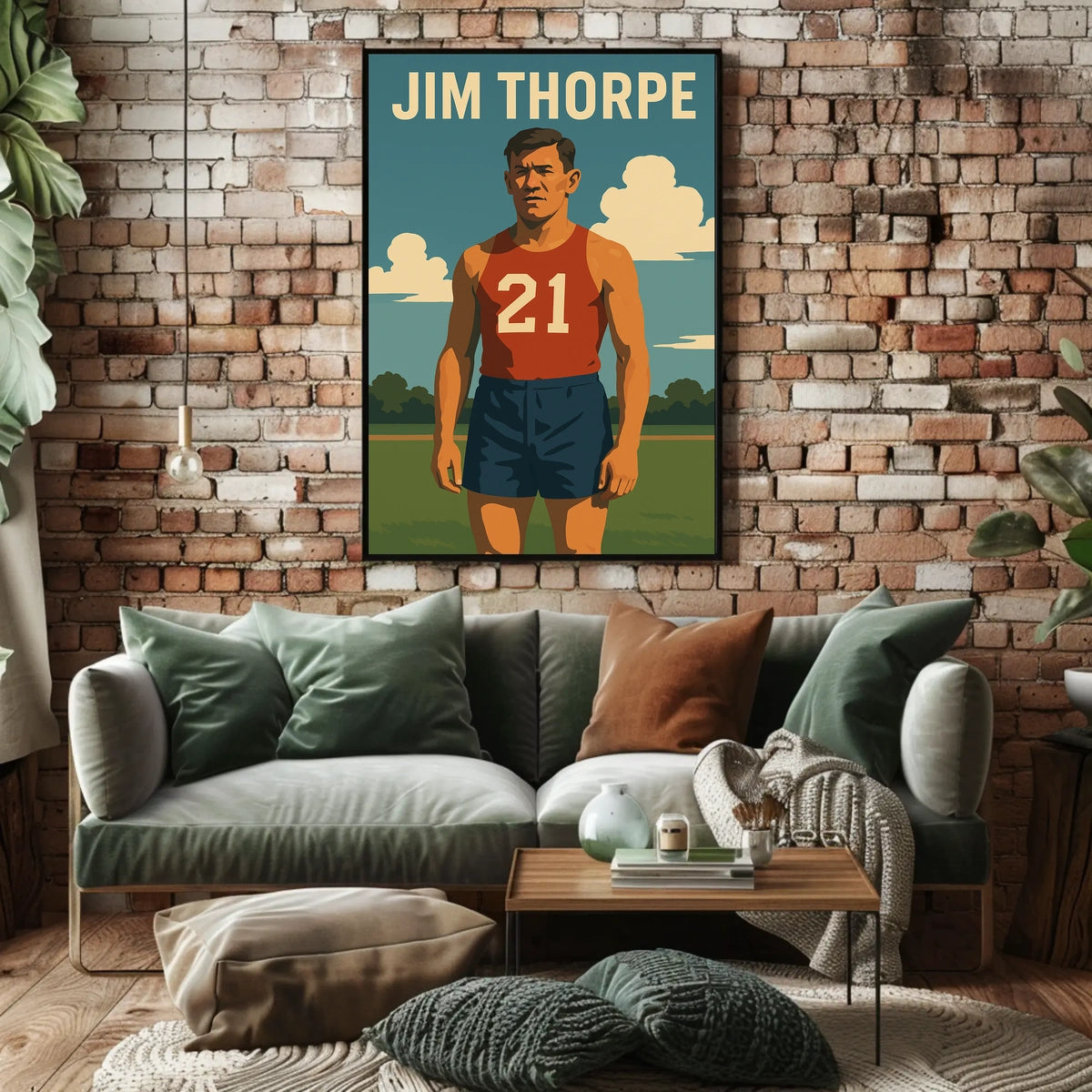 Jim Thorpe Athletic Legend Poster