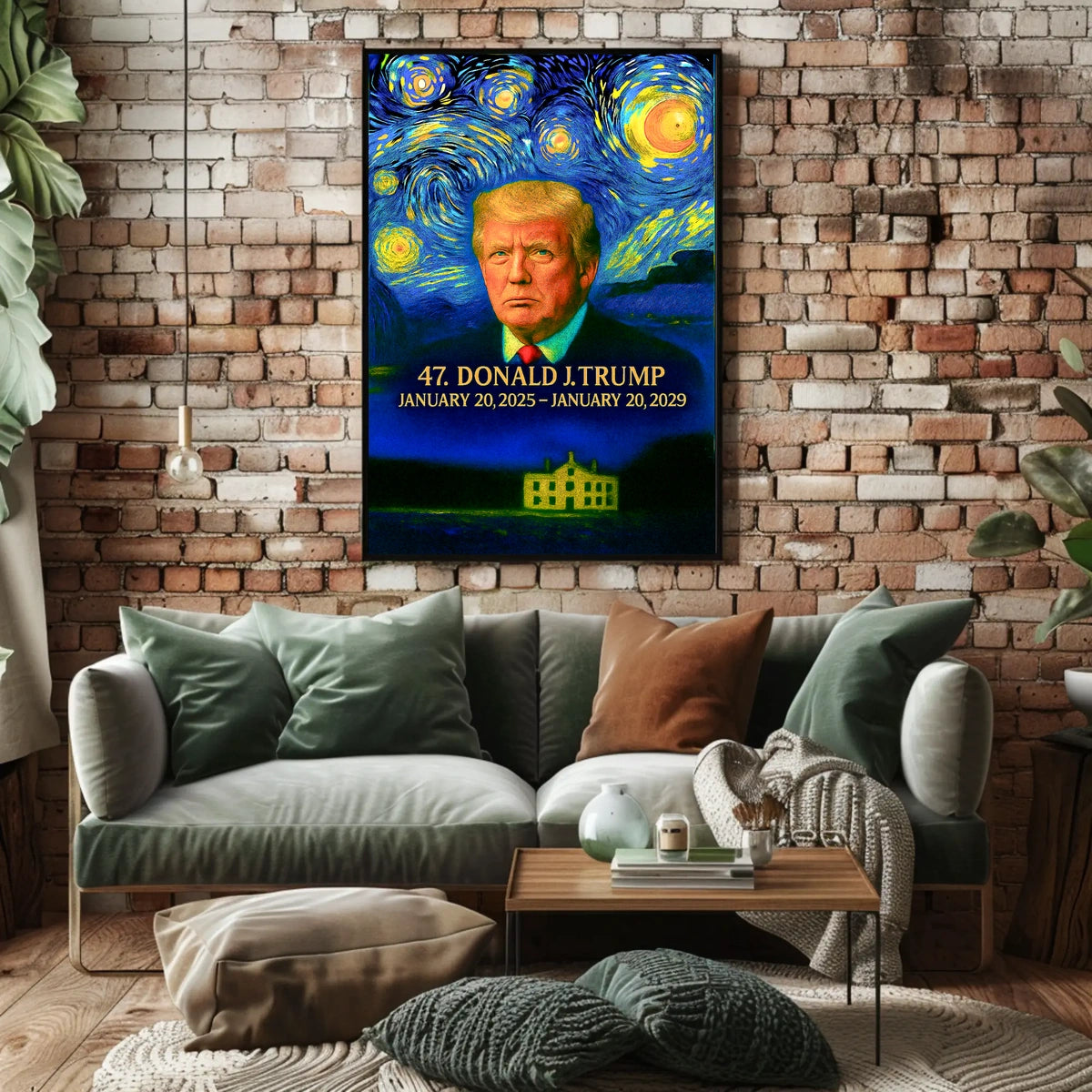Donald Trump 47th President of the United States Presidential Masterpiece Series Poster