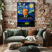 Donald Trump 47th President of the United States Presidential Masterpiece Series Poster
