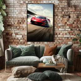 Thrill of the Track Poster PosterGoat