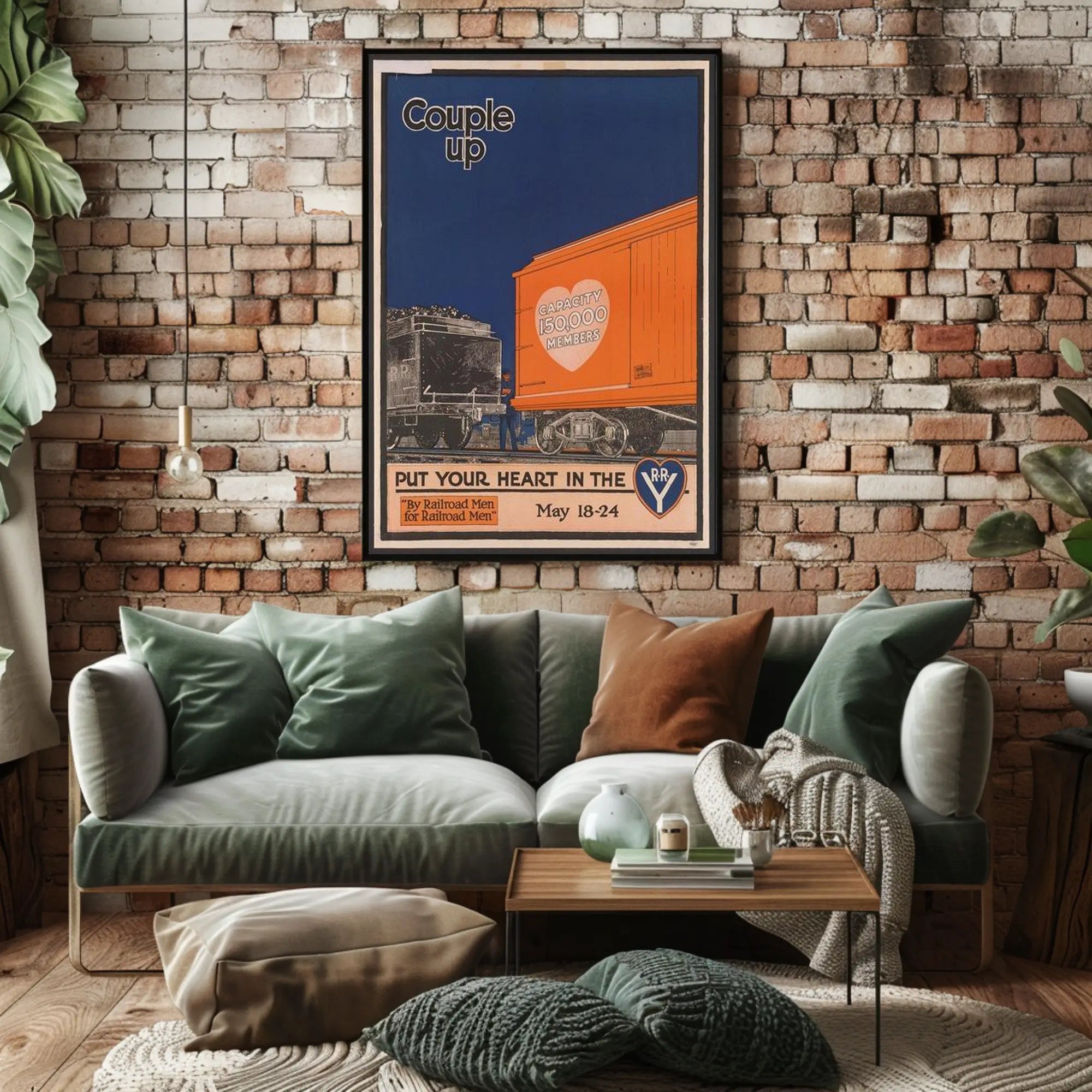 Couple Up for Railroad Unity Poster PosterGoat