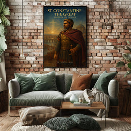 St. Constantine The Great Emperor Of Poster