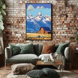 Grand Teton Scenic National Park Poster