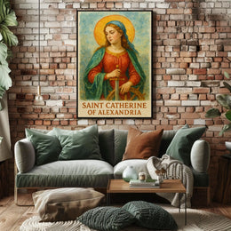 Saint Catherine of Alexandria Poster