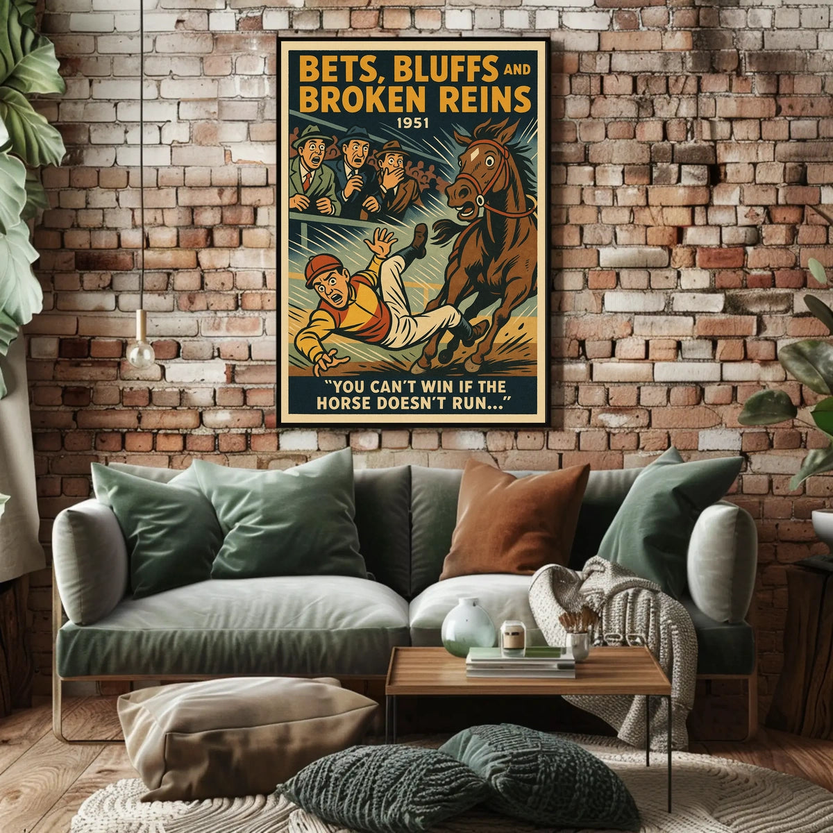 Bets, Bluffs, and Broken Reins Poster