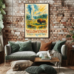 Yellowstone National Park Poster