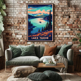 Lake Tahoe Scenic Poster