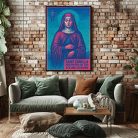 Saint Camilla Protector of the Sick and Suffering Poster