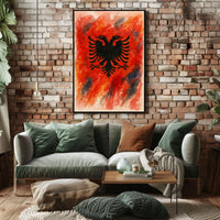 Symbolic Eagle Emblem Poster