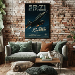 SR-71 Blackbird The Speed of Shadow Poster