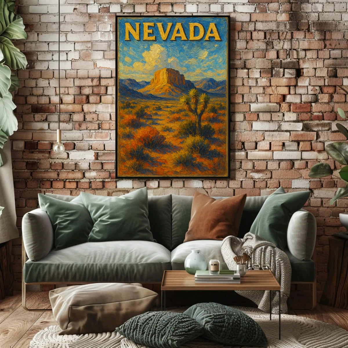 Nevada Desert Landscape Poster