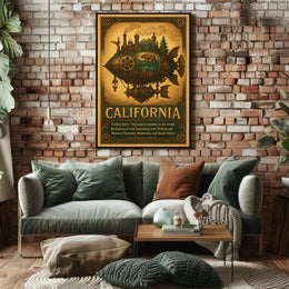 California The Golden State Poster