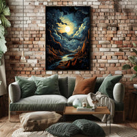 Celestial Landscape Poster