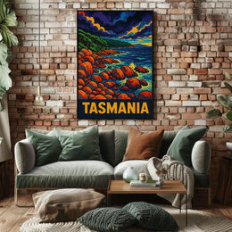 Tasmania Coastal Landscape Poster