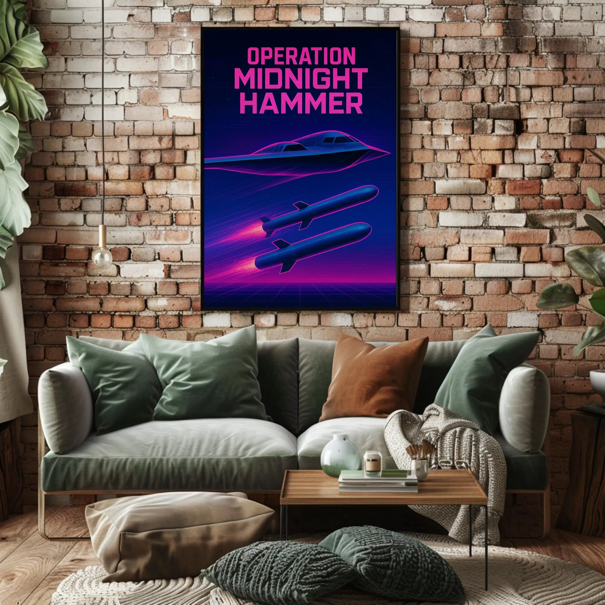 Operation Midnight Hammer: Futuristic Sci-Fi Poster PosterGoat