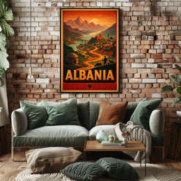Scenic Albania Wall Art Print for Decor Lovers
